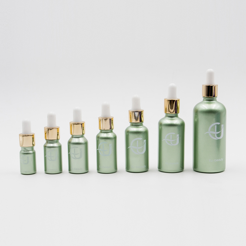 绿色喷涂精油瓶系列5-100ml