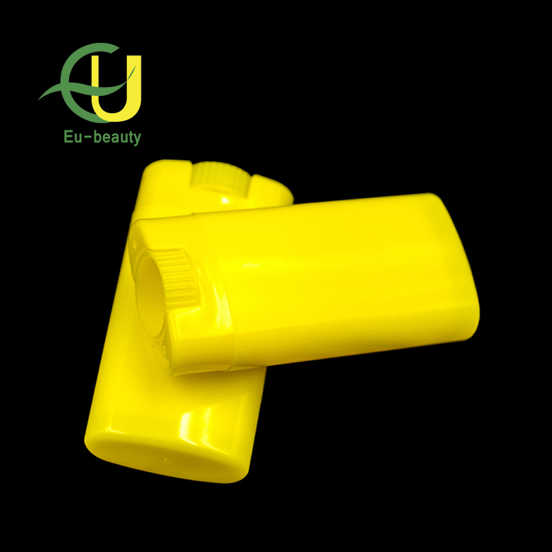 黄色椭圆口红管 5g
